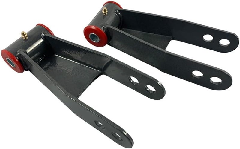 IBESTWOLF 2" Rear Lowering Drop Shackles Kit Suspesnion Shackles for 1997-2003 Ford F-150 2WD 4WD - Image 5